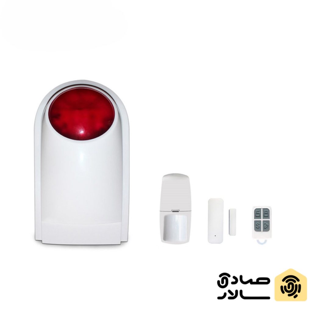 آژیر بی سیم با فلشر Tuya - sadeghsmart گرگان
